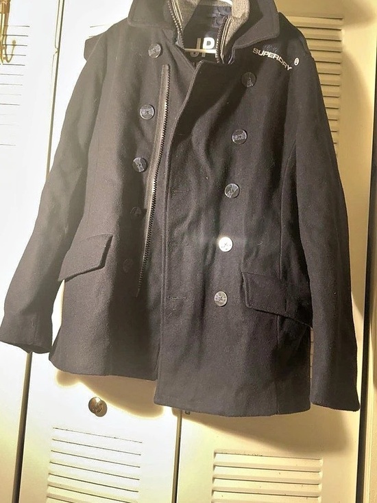 Superdry Other - Superdry Naval Peacoat Black Pea Coat